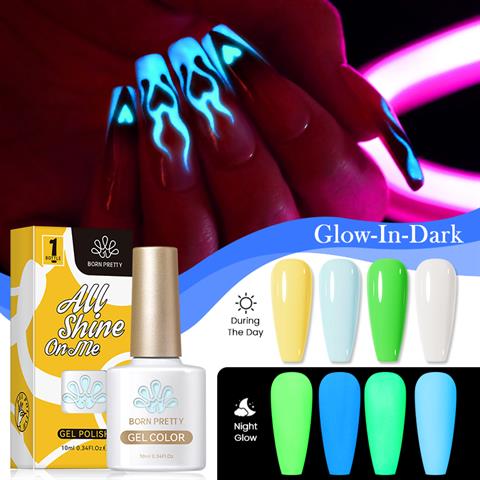 Born Pretty 10 ml Fosforlu (Luminous) Kalıcı oje NG001 (55949)