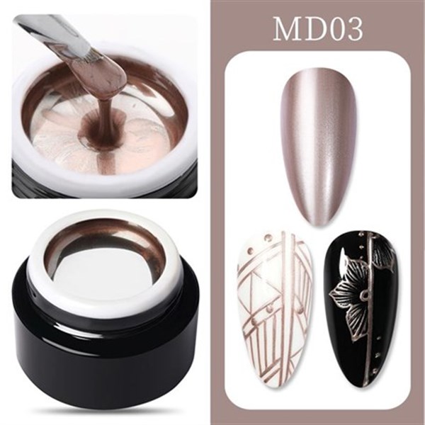 Born Pretty Metalik Painting jel MD03 (49151-3) - detay görseli 2