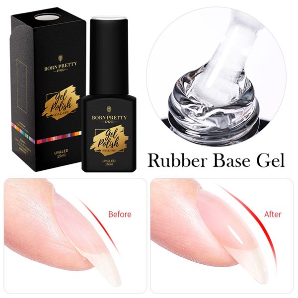 Born Pretty Rubber Base Kat RBG03 (15ml) 55341-3 - detay görseli 2