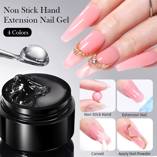 Born Pretty Non stick Extension Gel Şeffaf NSG-01 (56021) - detay görseli 2