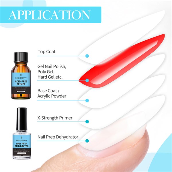 Born Pretty Primer ve Dehydrator set (53716) - detay görseli 3
