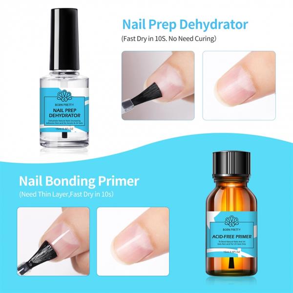 Born Pretty Primer ve Dehydrator set (53716) - detay görseli 4