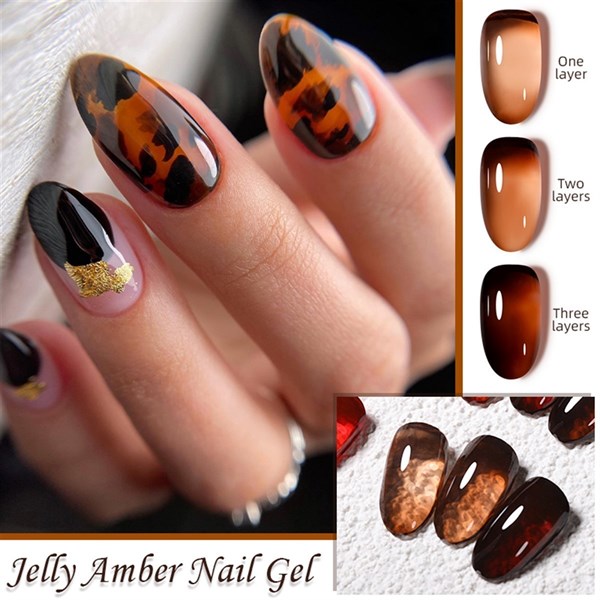 Lily Cute Amber Serisi Kalıcı oje LC-J06 (55725) - detay görseli 3