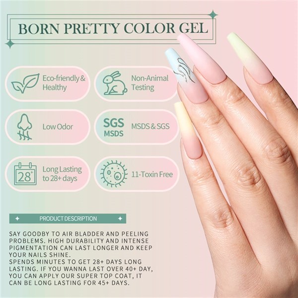 BORN PRETTY 10 ml SILKY WHITE Serisi Kalıcı oje CG035 (55845) - detay görseli 3