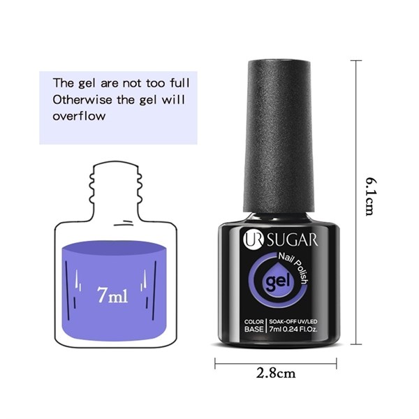 Ursugar kalıcı oje 7 ml URH080 (54169)