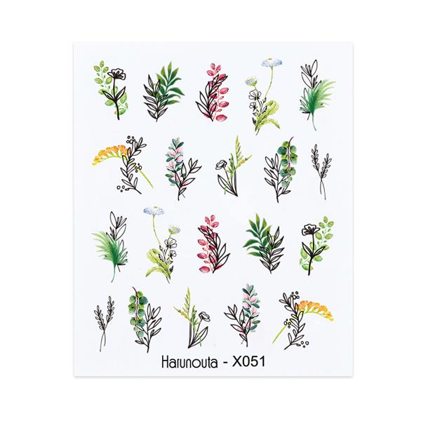 Su transferli nail art sticker X051 (50127-9)