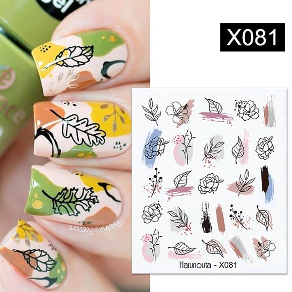 Su transferli nail art sticker X081 (52340-1)