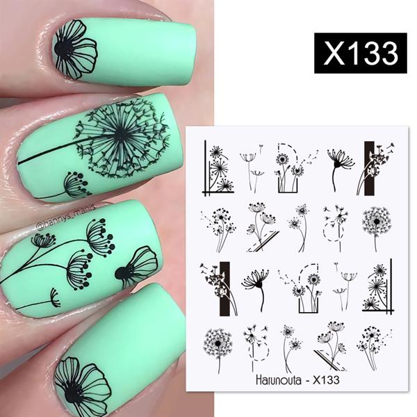 Su transferli nail art sticker X133 (53622-9)