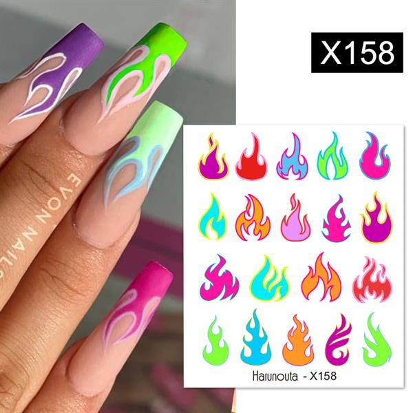 Su transferli nail art sticker X158 (55344-13)