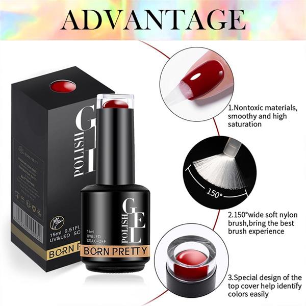 Born Pretty 15 ml kalıcı oje BG036 (55933)