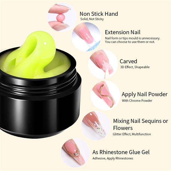 Born Pretty Luminous-Fosforlu Non stick Extension Gel NSG25 (56032)
