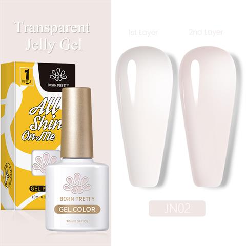 BORN PRETTY 10ml Jelly Nude Seri Kalıcı Oje JN02 (56347)