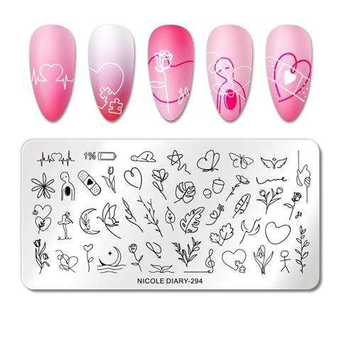 Nicole Diary metal stampa tabakası ND-294 (55450)