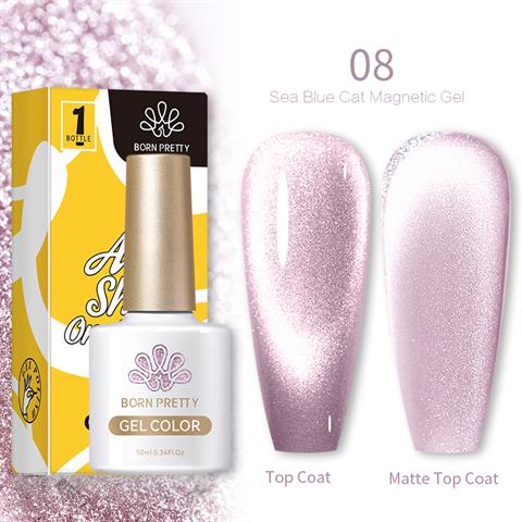 Born Pretty 10 ml Sea Blue Kedi gözü oje SB-08 (56466)
