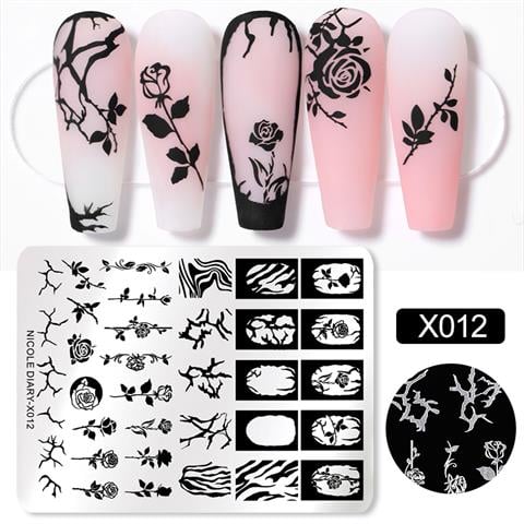 Nicole Diary metal stampa tabakası X012 (56259)