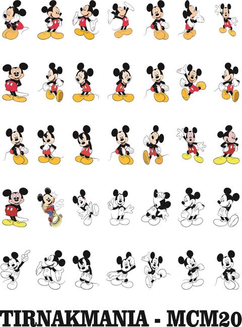 Üç boyutlu yapışkanlı sticker MCM-20