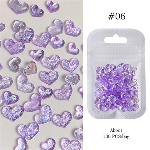 Tırnak Süsleme Nail Art CHARM Kalp (56263-6)