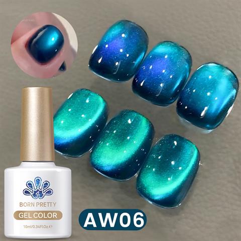 BORN PRETTY 10ml Autumn Water Light Kedi Gözü Kalıcı Oje AW06 (60216)