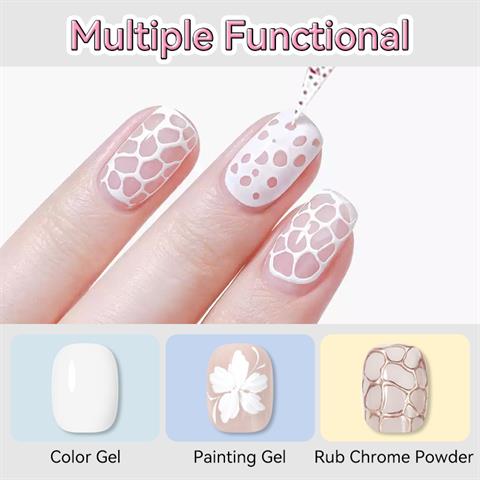 Born Pretty 5 ml Poke Jel (Beyaz) 62279