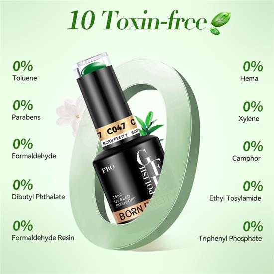 Born Pretty 15 ml kalıcı oje C001 (58740)