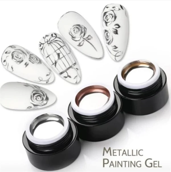 Born Pretty Metalik Painting jel MD02 (49151-2) - detay görseli 3