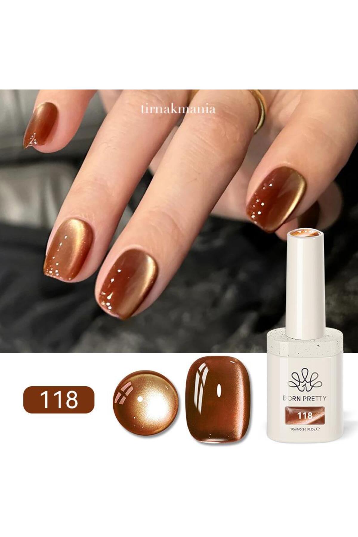 PRO TERRA 10ml HEMA / TPO Free Colorful Kedi Gözü kalıcı oje 118 (62660)