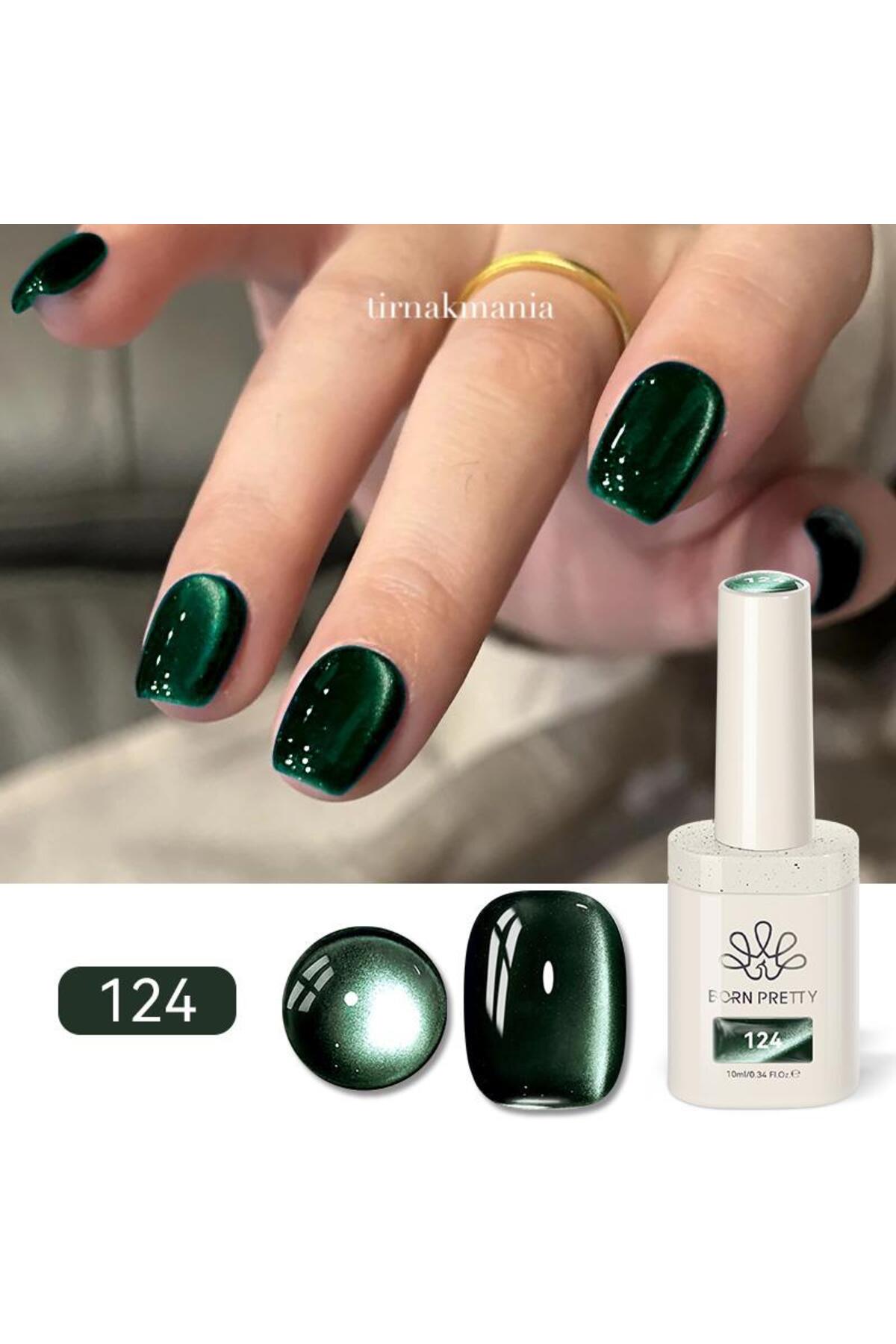 PRO TERRA 10ml HEMA / TPO Free Colorful Kedi Gözü kalıcı oje 124 (62660)